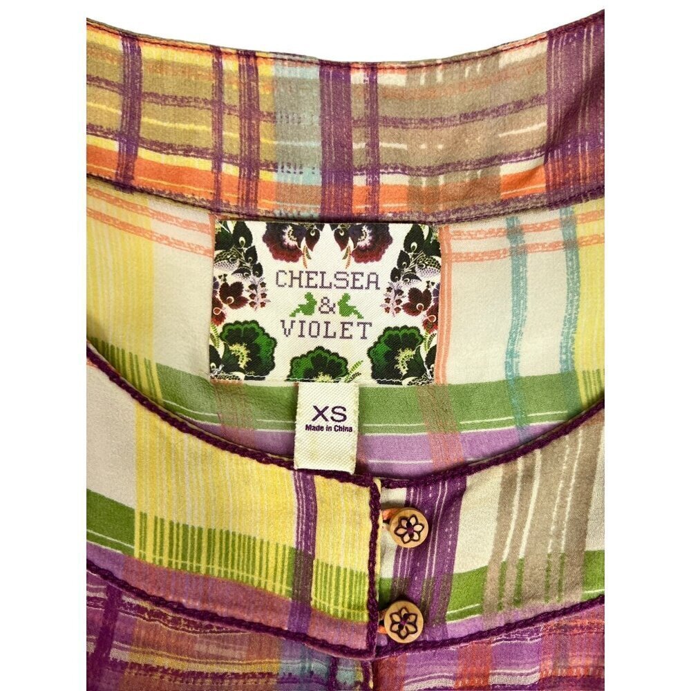 Chelsea & Violet Women's Shear Plaid Dress - Picture 3 of 5